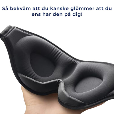 LumiShade Mörkläggande Sovmask | Ljusblockerande Komfort – för Skiftarbetare, Resenärer och Ljuskänsliga Sovande