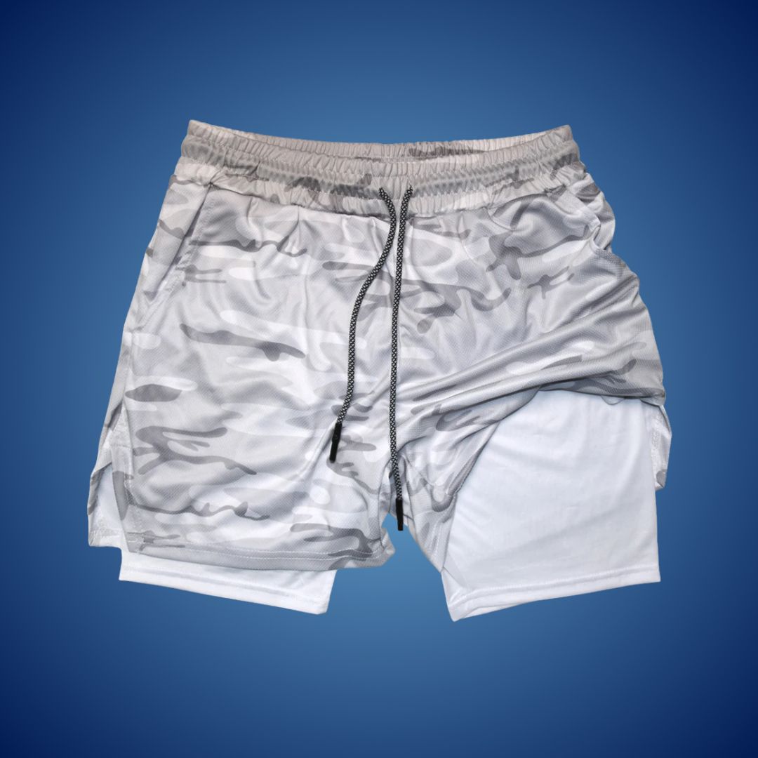 FlexStride Löparshorts med Fickor | Andningsbara Herrshorts för Gym, Löpning och Träning utomhus