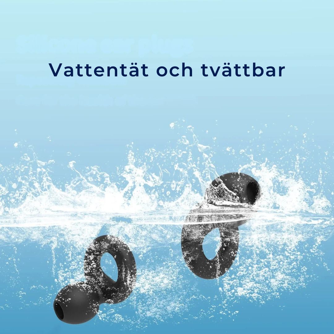 QuietGuard Öronproppar för Ljuddämpning | Bekväma - för Sömn - Resor - Konserter - Simning - Arbete