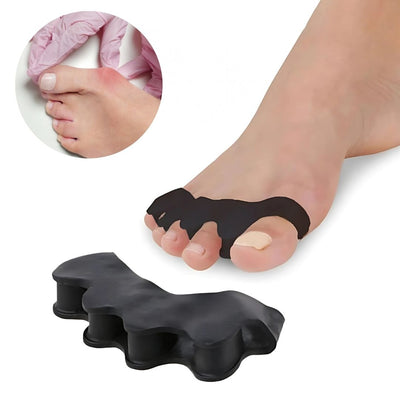 FlexAlign Tåspridare | Tåriktning och Smärtlindring – Perfekt för Hallux Valgus, Överlappande Tår och Fotkomfort