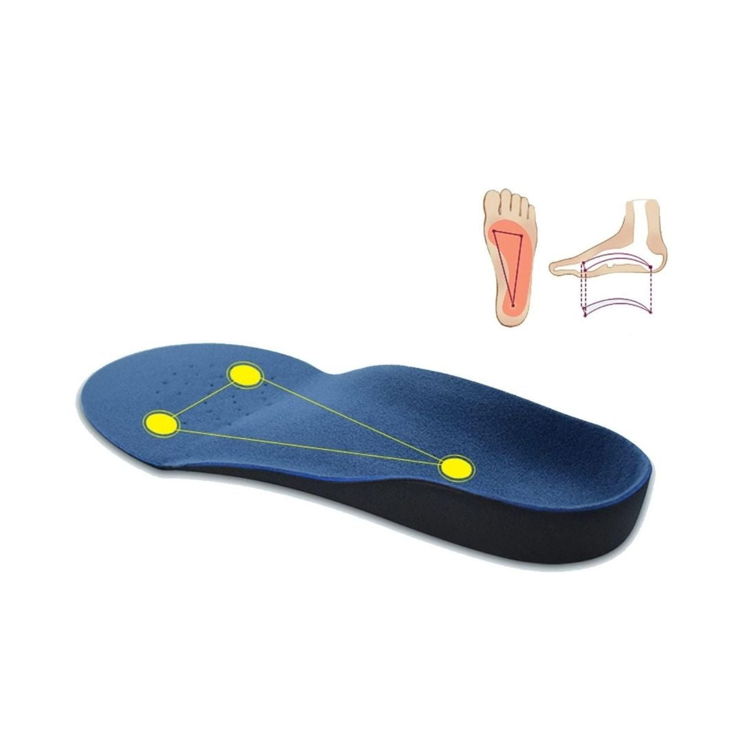 OrthoAlign Pronationsstöd | Inlägg för Fotjustering och Bågavlastning - Ortopediska Skoinlägg för Korrigering av Överpronation