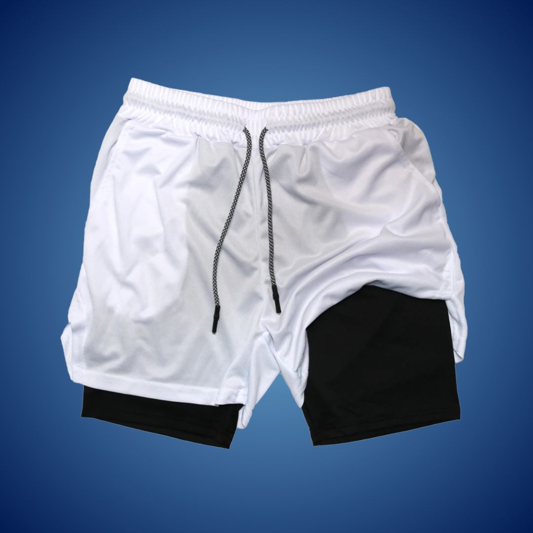 FlexStride Löparshorts med Fickor | Andningsbara Herrshorts för Gym, Löpning och Träning utomhus