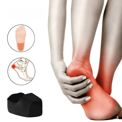 GelCush Hälkoppar vid Plantar Fasciit | Mjuka Gel-inlägg - för Smärtlindring i Hälen och Stötdämpning