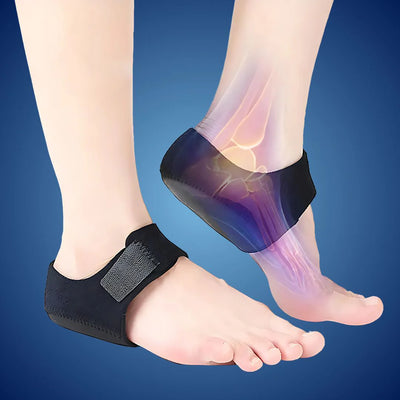 GelCush Hälkoppar vid Plantar Fasciit | Mjuka Gel-inlägg - för Smärtlindring i Hälen och Stötdämpning