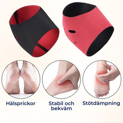 SootheSteps Hälstrumpor | Stöd för Torra, Spruckna Hälar – Lindring mot Plantarfasciit – Perfekt för Daglig Användning